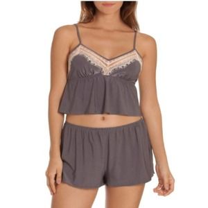 NWT Lace Trim Cropped Camisole - L
